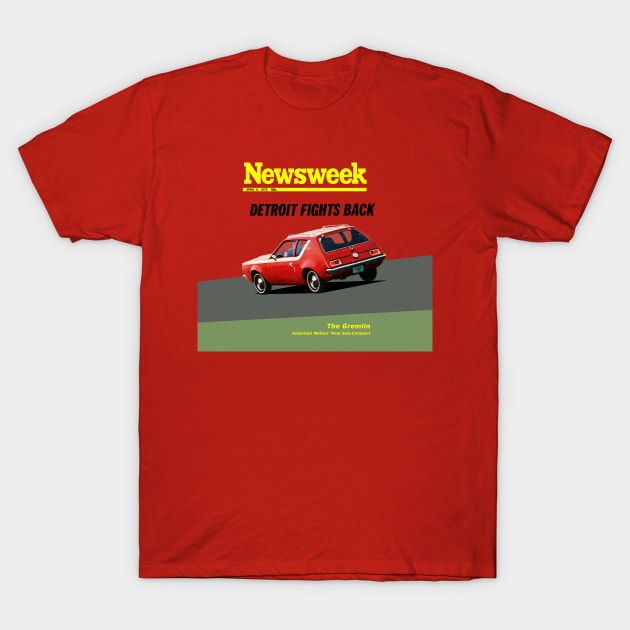 AMC GREMLIN - magazine cover T-Shirt by Throwback Motors